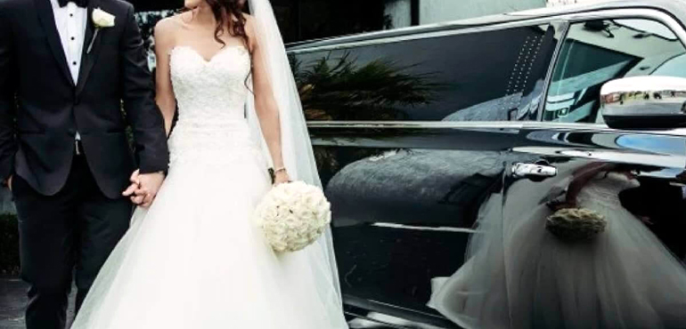 New Canaan wedding limo